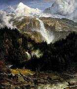 Koch, Joseph Anton The Schmadribach Falls oil painting reproduction